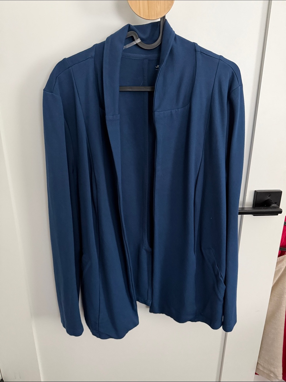 Jockey Navy Open-Front Blazer Jacket